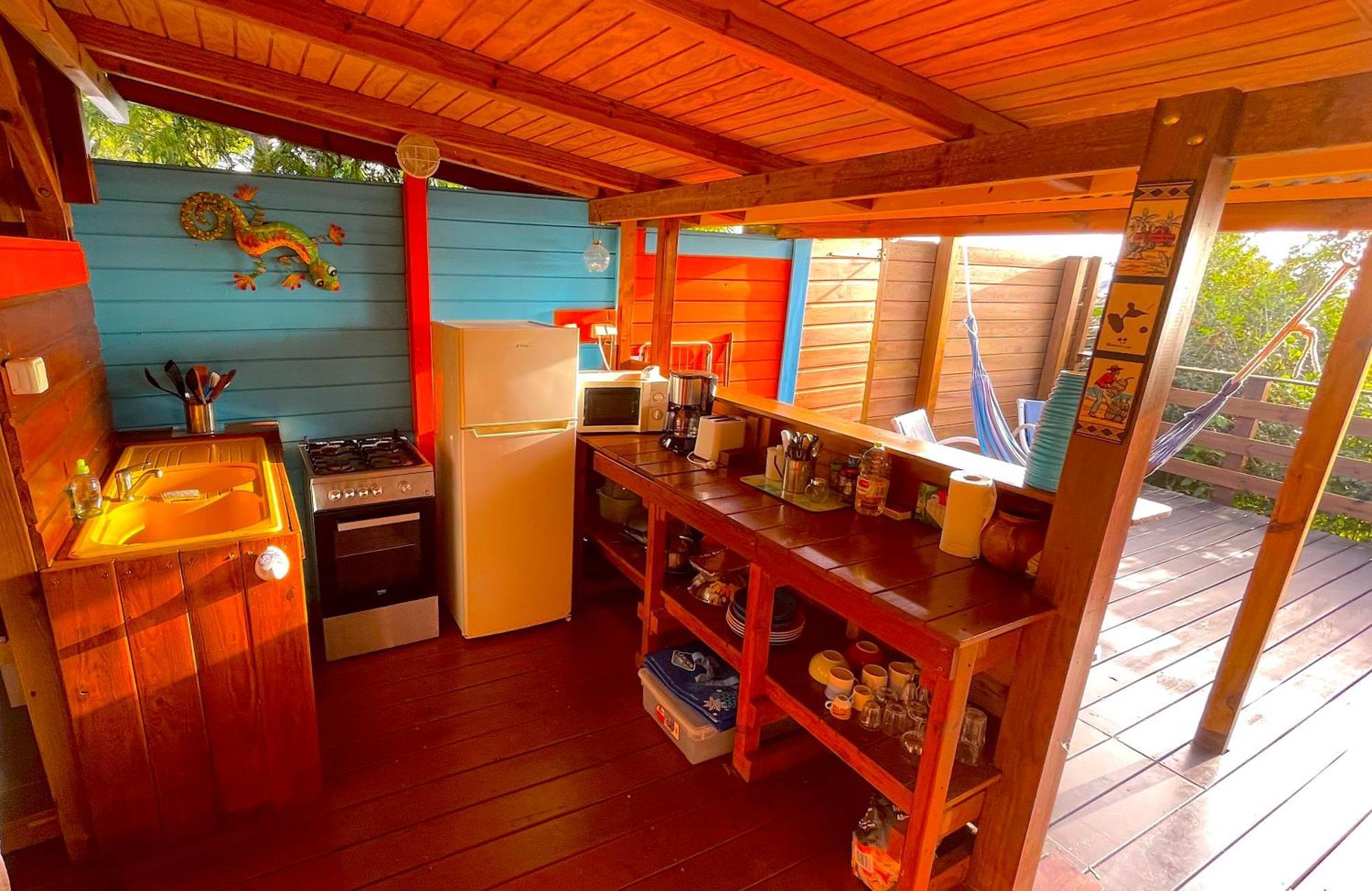 Gites Les Calebassiers Deshaies Habitación foto
