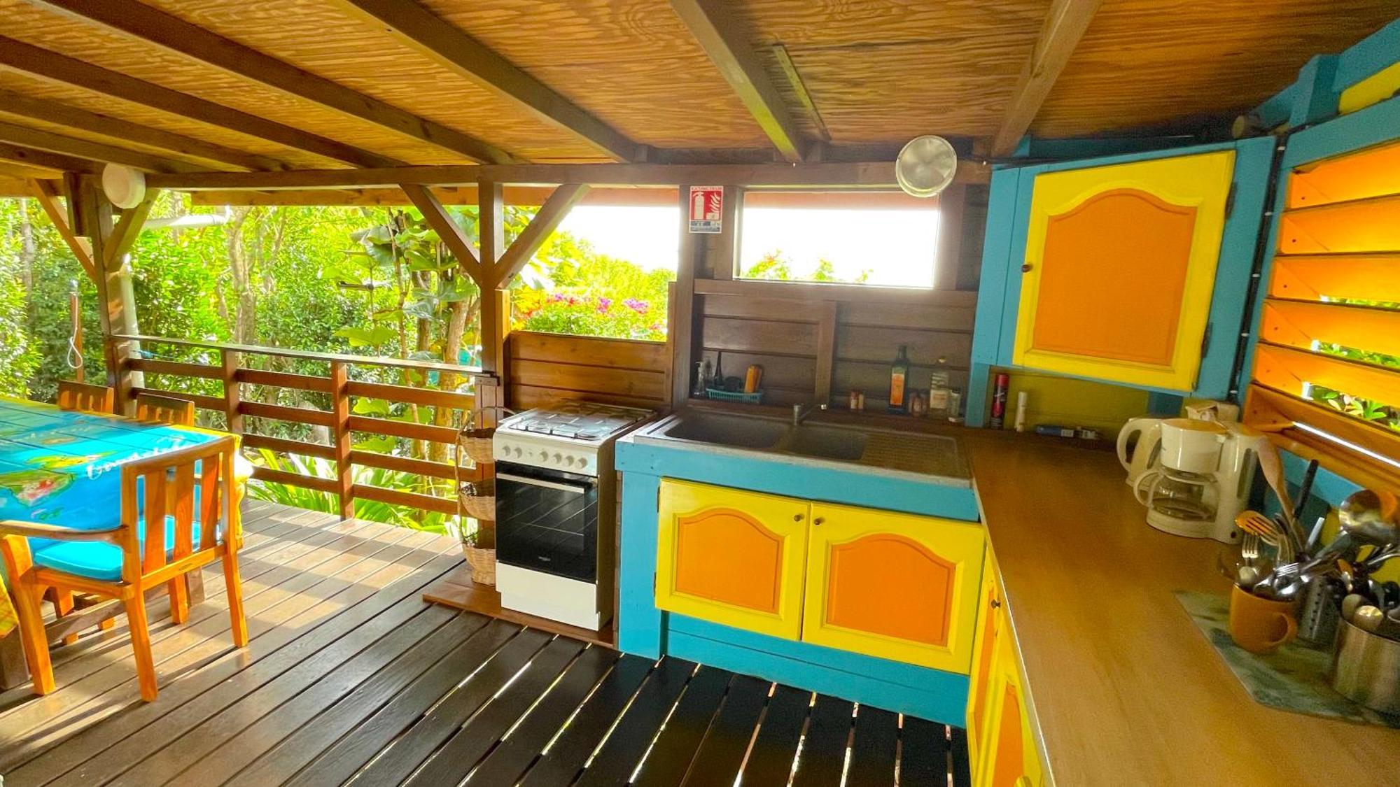 Gites Les Calebassiers Deshaies Habitación foto